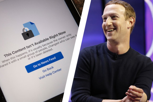 Facebook has banned local and international articles from its platform in Australia.