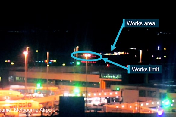 Imagens de CCTV de um dos transbordamentos da pista.