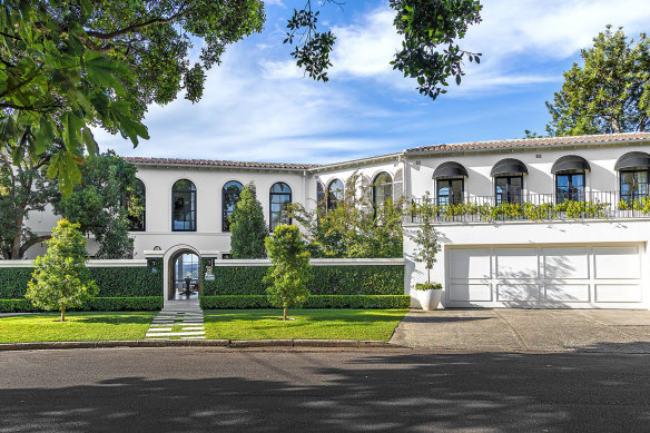The 1920s residence designed by architect F. Glynn Gilling sold for more than $25 million to Georgia and Daniel Contos.