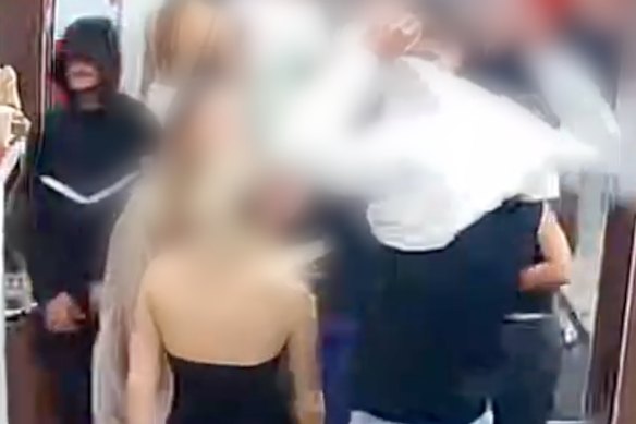 Detectives have released images of a man they believe could help investigate an attack outside a restaurant in Sydney's west in March 2026.