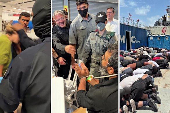 Israeli National Security Minister Itamar Ben-Gvir released videos mocking detained flotilla activists trying to break Israel's blockade of Gaza.