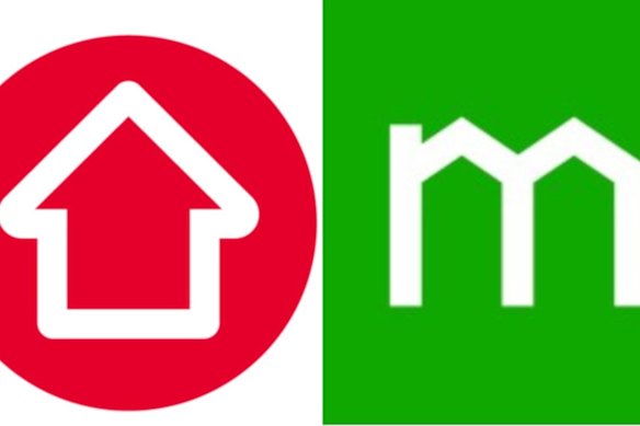 REA Group and Domain.