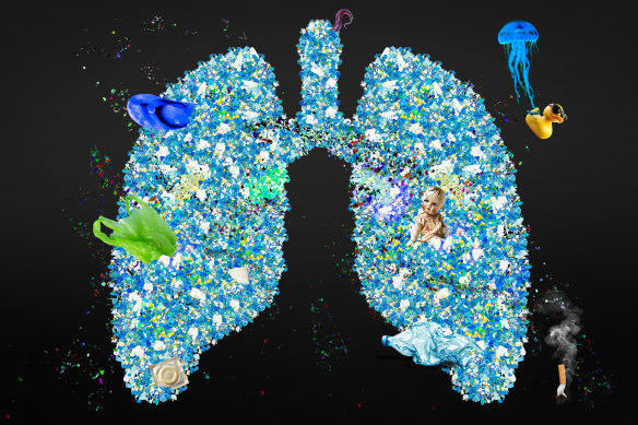 Exposure to microplastics has been l<em></em>inked with lung cancer.