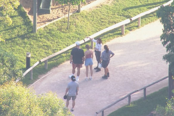 Taylor Swift and Travis Kelce visit Sydney Zoo. It was Swift’s second visit in two days.