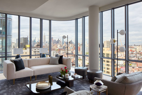 Djokovic bought two apartments at 565 Broome Soho, which offer stunning views of the New York skyline. 