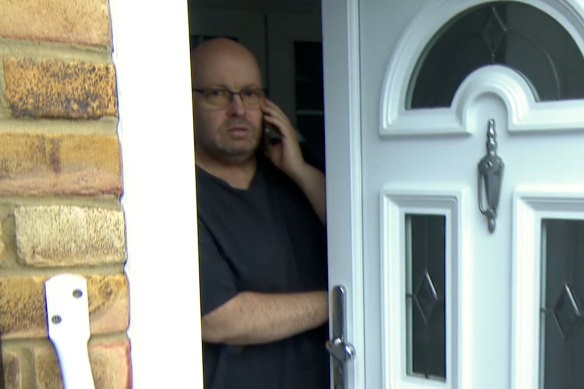 Andrew Turner at his home in England. 