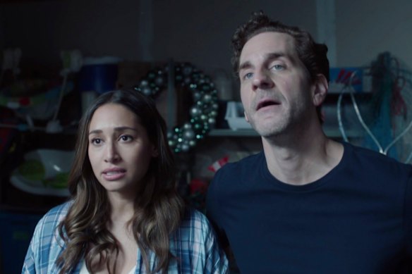 Meaghan Rath and Aaron Abrams in Children Ruin Everything.