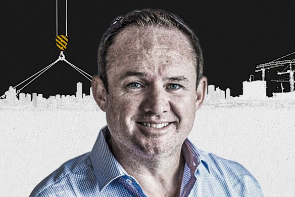 Mathew Quinlan admitted to promoting his wife’s workwear company while he worked as a superintendent on Big Build job sites.