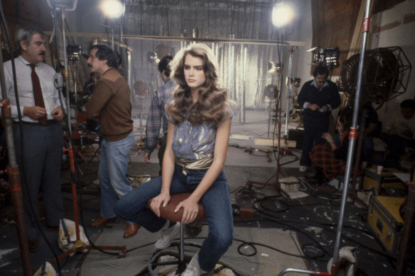 A young Brooke Shields in a scene from the docuseries “Pretty Baby: Brooke Shields”.
