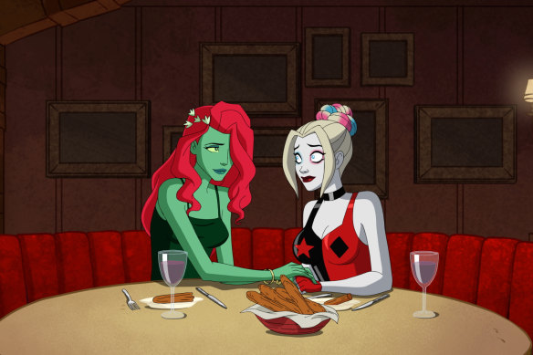 Harley Quinn and Poison Ivy in  A Very Problematic Valentine’s Day Special.