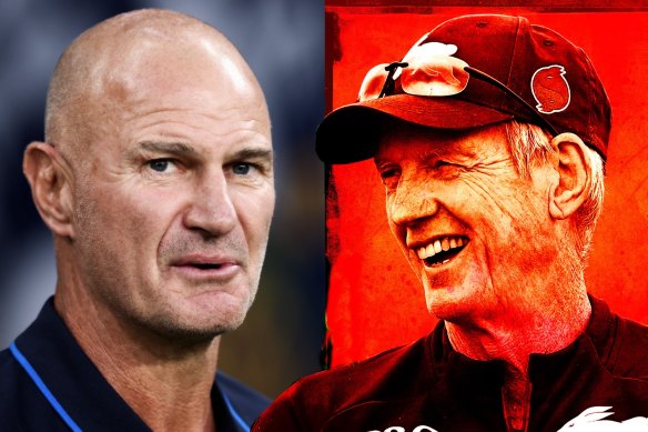 Brad Arthur and Wayne Bennett