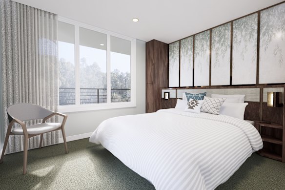 An artist’s impression of one of the cabins on the Australian Star.