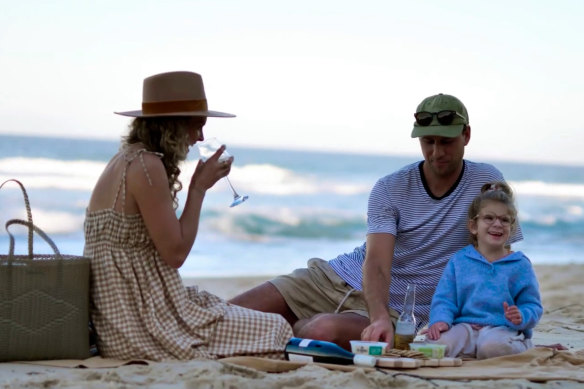 Maeve Hood, whom the law is named after, with her parents, Joel and Sarah Hood.