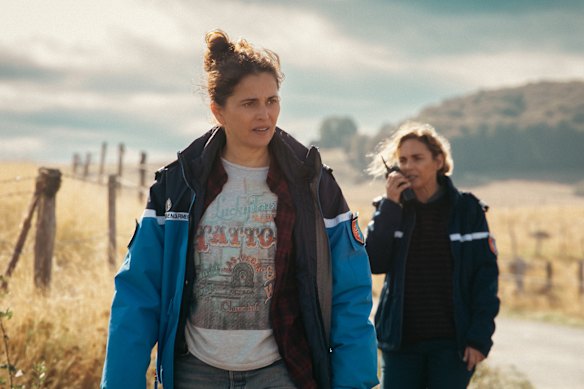 Anne Charrier as Manue (left) and Claire Keim as Johanna Croiset in The Eclipse.  