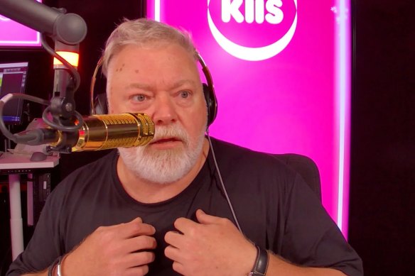 Kyle Sandilands revealed his diagnosis on air on Monday.