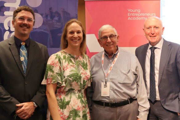 Cameron Thorn (left), says nurturing an entrepreneurial mindset should be a fundamental part of every student’s education, regardless of their career path.