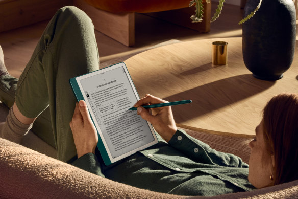 Blending an e-reader and notebook: the Kindle Scribe.  