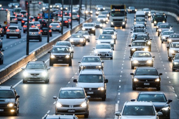 About $500 million will be invested to improve traffic flow at two pinch points along the Monash Freeway.