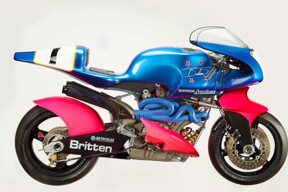 The  Britten V1000 motorcycle, 1991.