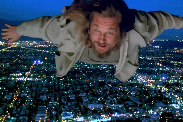 Jeff Bridges’ character dreams he is flying (among other things) in The Big Lebowski.