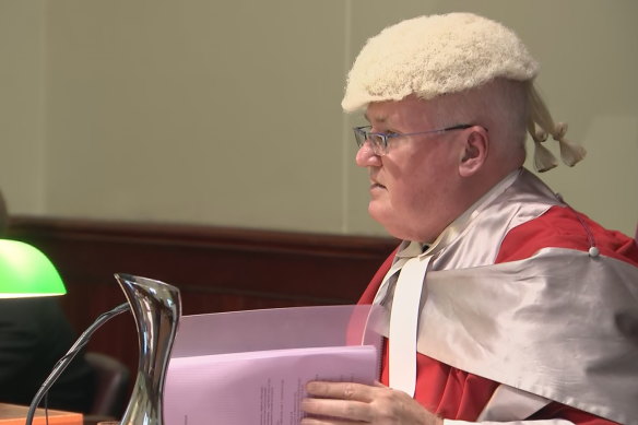 Judge Anthony Payne sentenced Patrick Wilmot in Sydney on Friday.