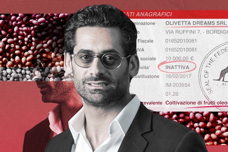 Jon Adgemis was the half owner of a now-inactive Italian olive oil business.