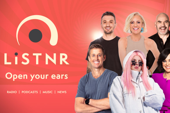 LiSTNR is SCA’s digital audio platform.