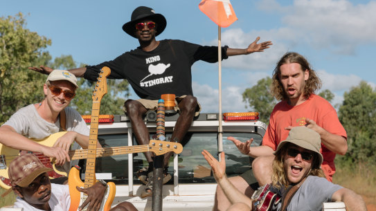 Indigenous Australian rock band King Stingray, 2022