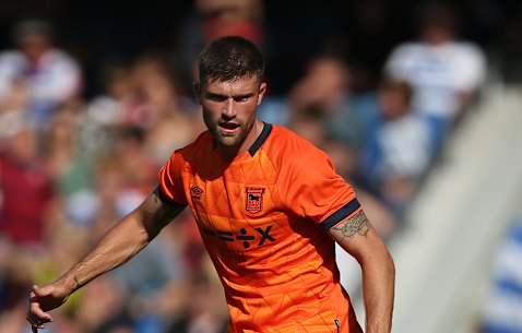 Cam Burgess playing for Ipswich Town in August.