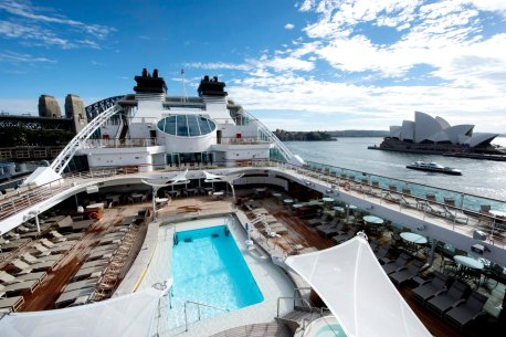 Seabourn Encore in Sydney.