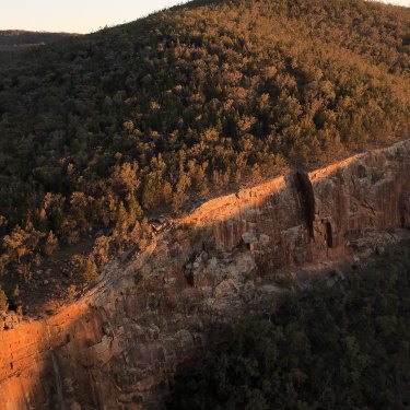 Red Rock Gorge in Sundown National Park.