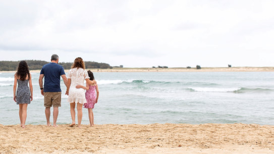 Sparky and Cheetah with their two girls