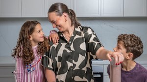 Alex Ash, chief executive of The Y, preps her breakfast smoothie at night to help her find some quiet time in the morning.