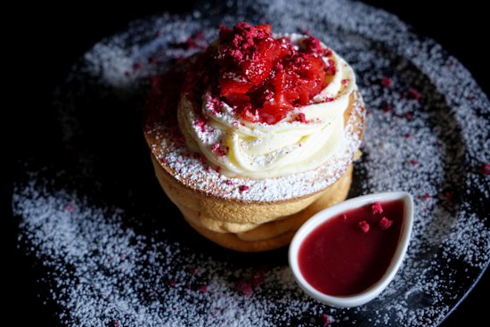 Japanese souffle pancake.