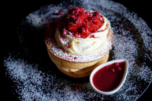 Japanese souffle pancake.