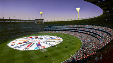 Digitally altered image: A twilight grand final at the MCG?