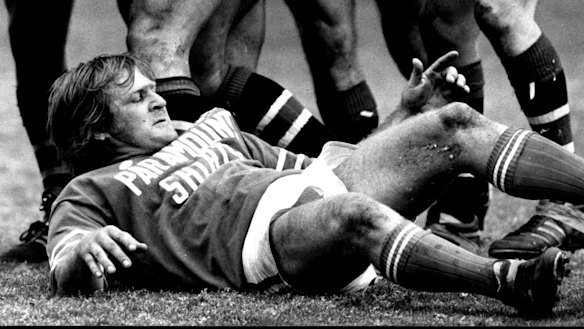 Tom Raudonikis in action for Newtown.