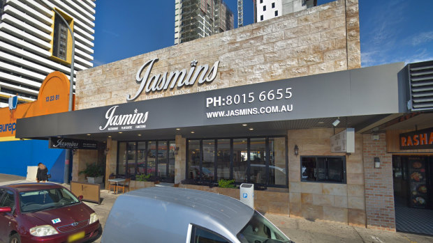 Jasmins1 Lebanese restaurant at 375 Macquarie st, Liverpool, NSW.