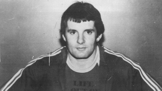 Ian John Steele, escaped criminal and bank robber, pictured in 1983.