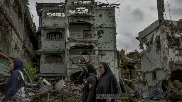 The destruction of Marawi city in the southern Philippines last year was caused by the uprising of Islamic State militants.