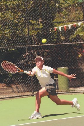 Ash Barty, starting out.