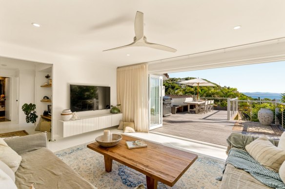 The Byron Bay property of Priscilla Darcy at Wategos Beach sold for $6.9 million.