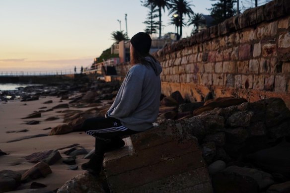 "Chris" couch surfed during high school because of family violence and mental health issues. He has since then been able to get his life on track after ending up in a refuge. 