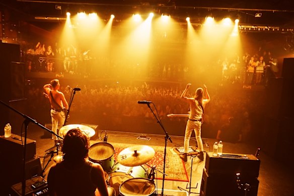 The Bugs band name was inspired by moths invading lead singer and guitarist Connor Brooker’s sharehouse.