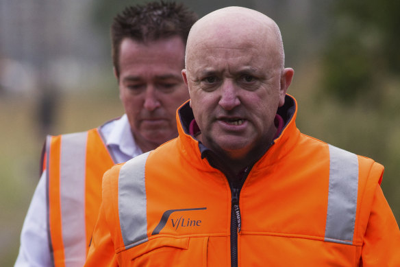 James Pinder has been suspended as CEO of V/Line during the IBAC investigation.