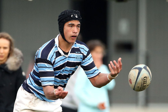 Joseph Suaalii has been at the centre of a tug of war between the rugby codes.