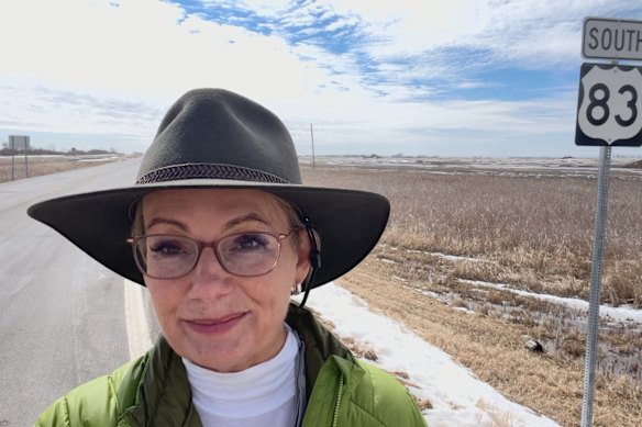 Sussan Ley starts her post-politics road trip at Minot on the Canadian border.