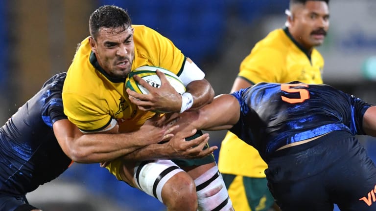 Canberra lock Rory Arnold is trying to lock down his Wallabies spot ahead of the World Cup in Japan next year. 