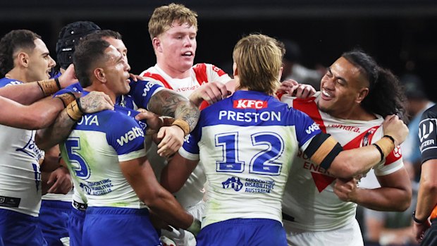 The Dragons showed plenty of fight.