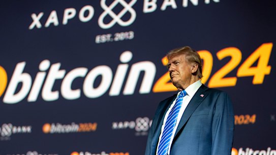 Trump is staunch supporter of bitcoin and other cryptocurrencies.
